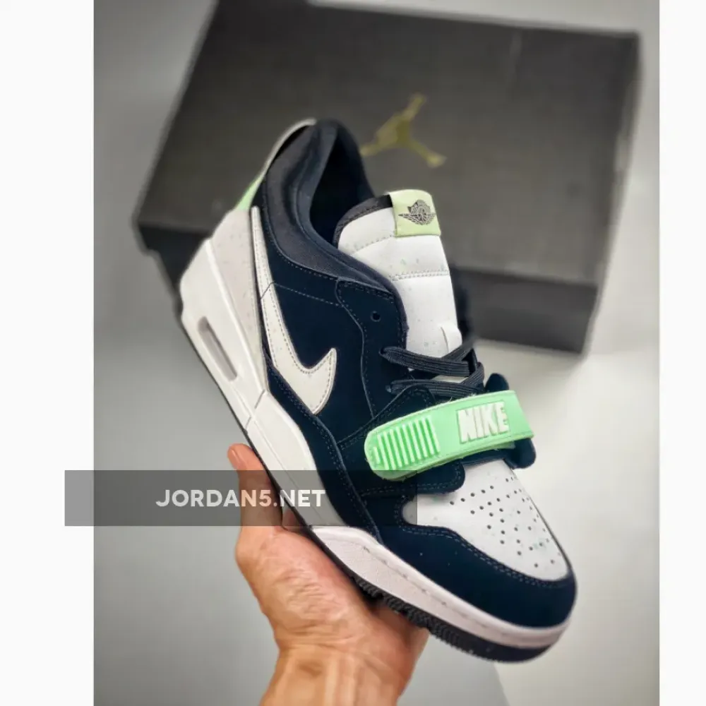 Jordan Legacy 312 Low Black White Teal Tint CJ5500-013