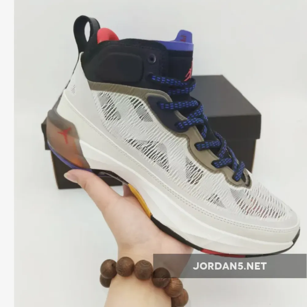 Air Jordan 37 Light Bone/Fire Red-Black-Dark Concord DD6958-060