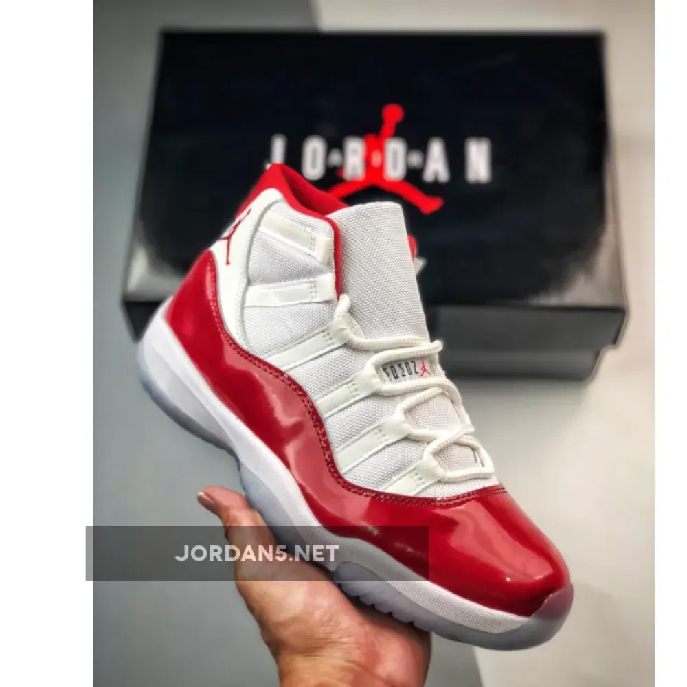 Air Jordan 11 Cherry White/Varsity Red-Black  CT8012-116
