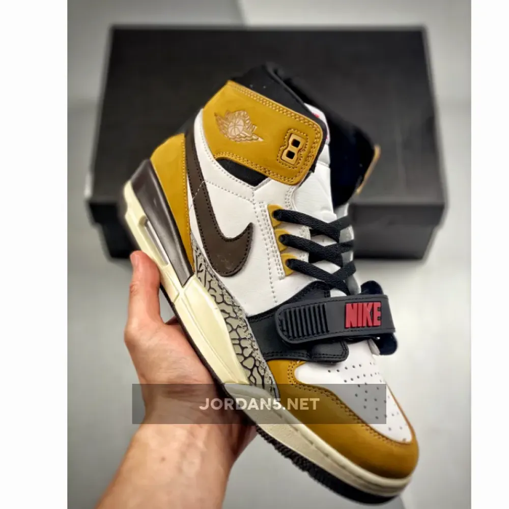 Air Jordan Legacy 312 “Rookie of the Year” White/Baroque Brown-Wheat AV3922-102