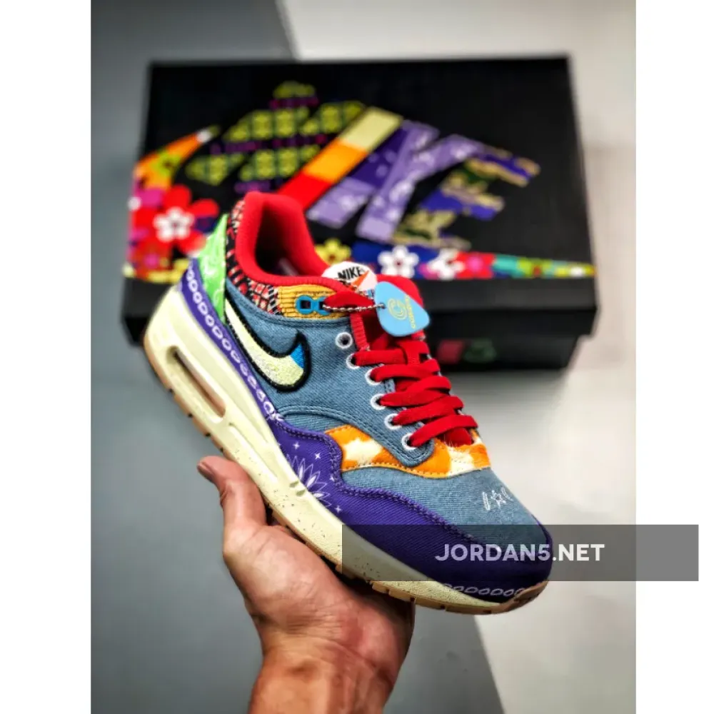 Concepts x Nike Air Max 1 “Far Out” Wild Violet/Multi-Color/Sail  DN1803-500