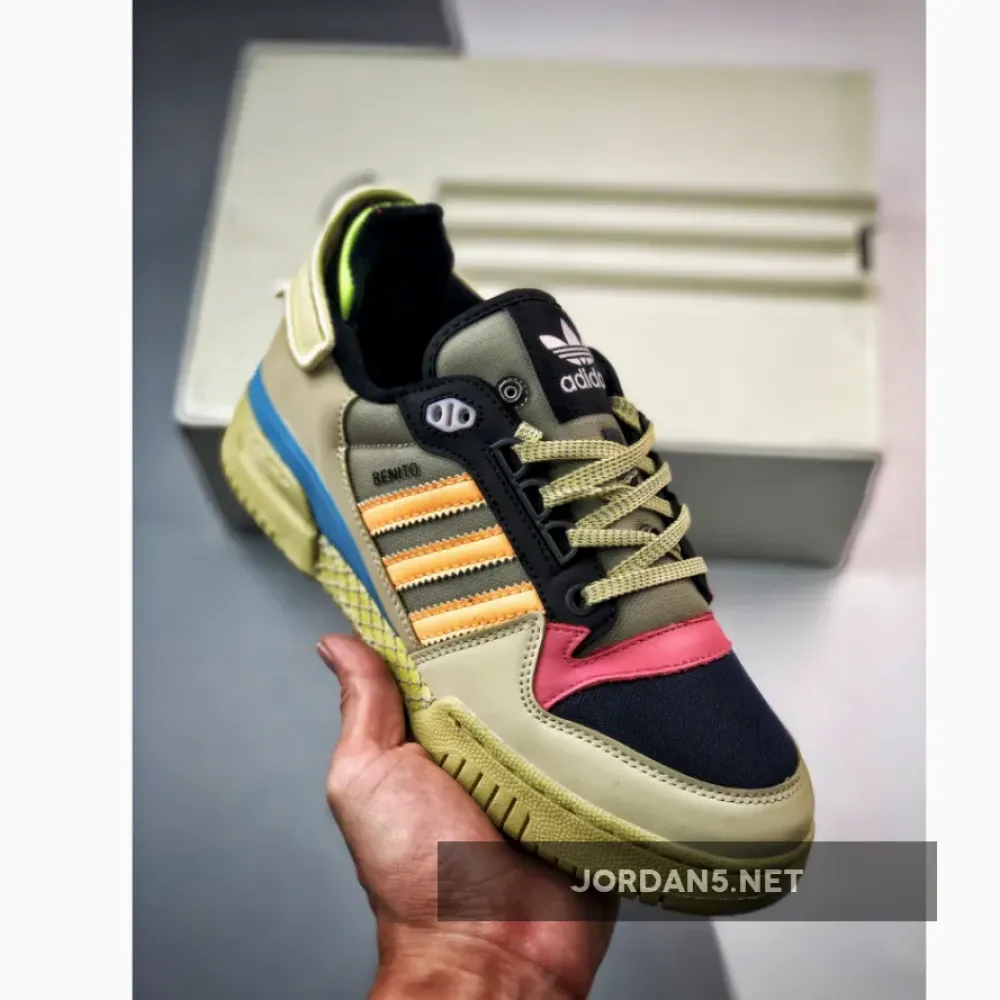 Bad Bunny x adidas Forum Powerphase Sand/Acid Orange-Halo Gold GZ2009