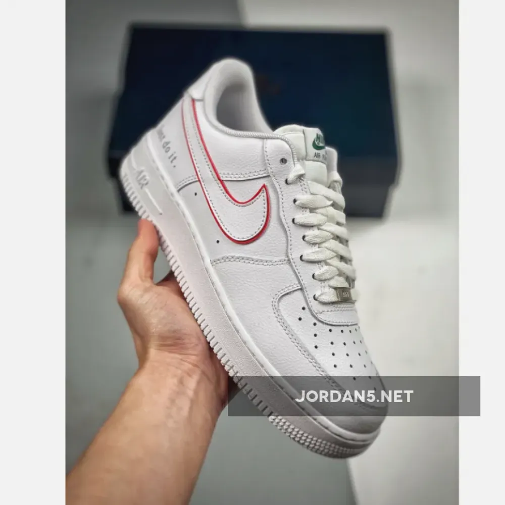Nike Air Force 1 Low Just Do It White Red  DQ0791-100