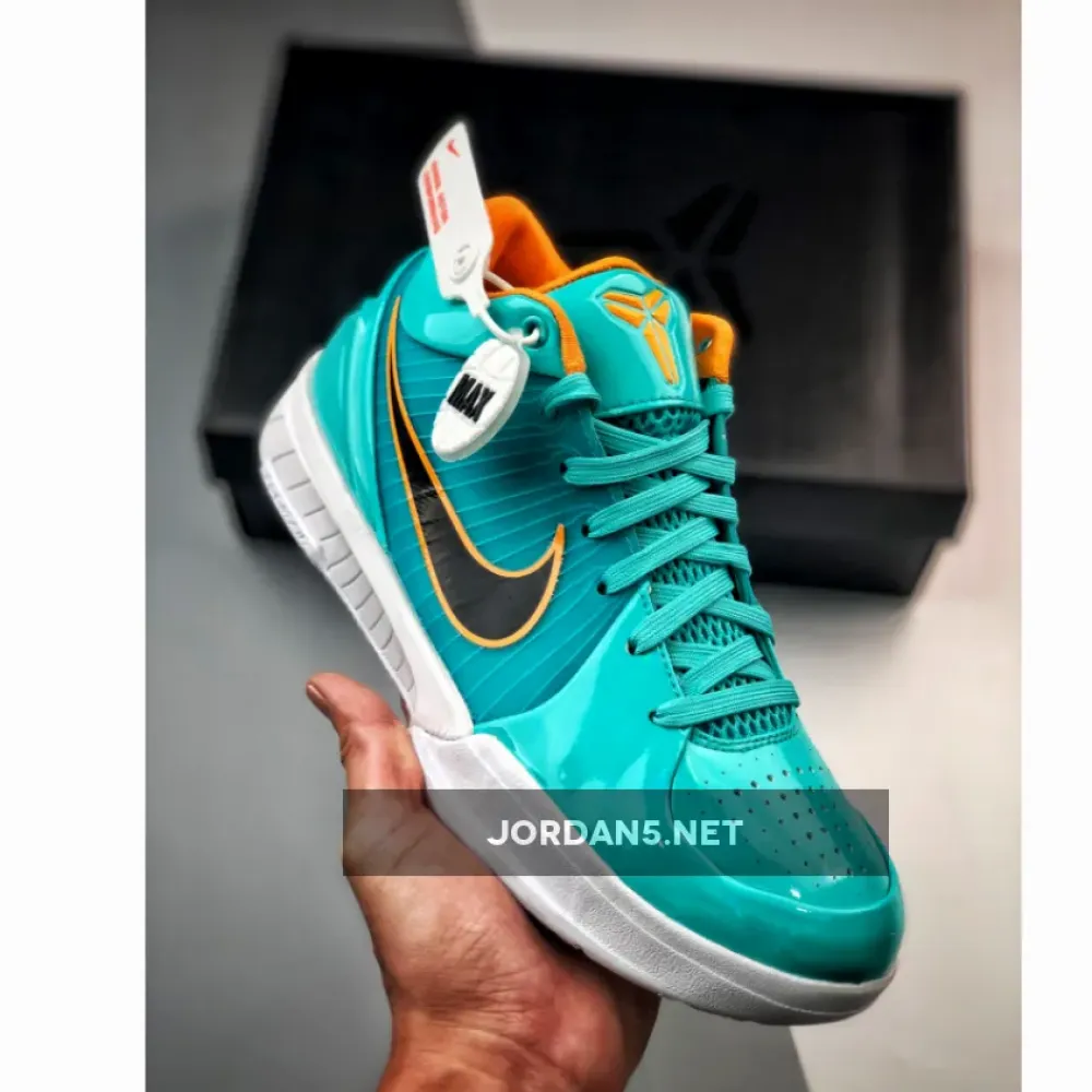 UNDEFEATED x Nike Kobe 4 Protro “Demar DeRozan” Teal/Mango-White CQ3869-300