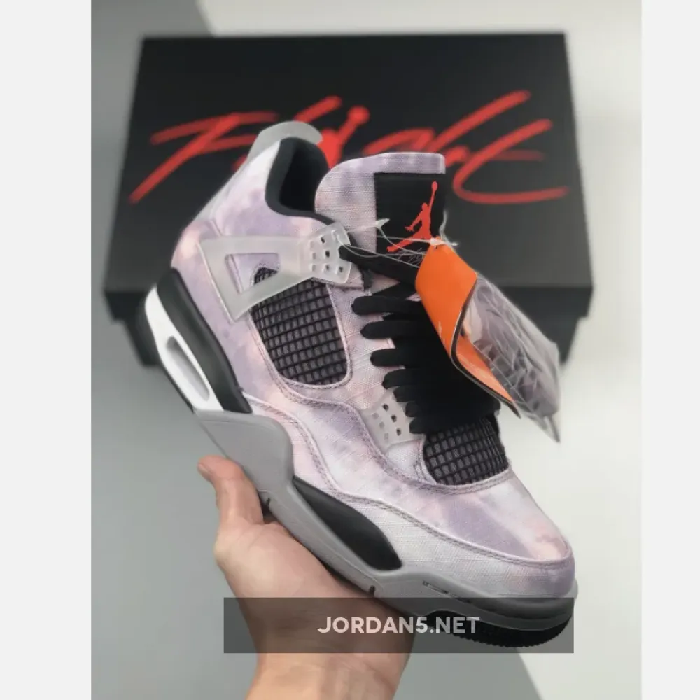 Air Jordan 4 “Zen Master” Amethyst Wave/Bright Crimson/Black/Cement Grey DH7138-506