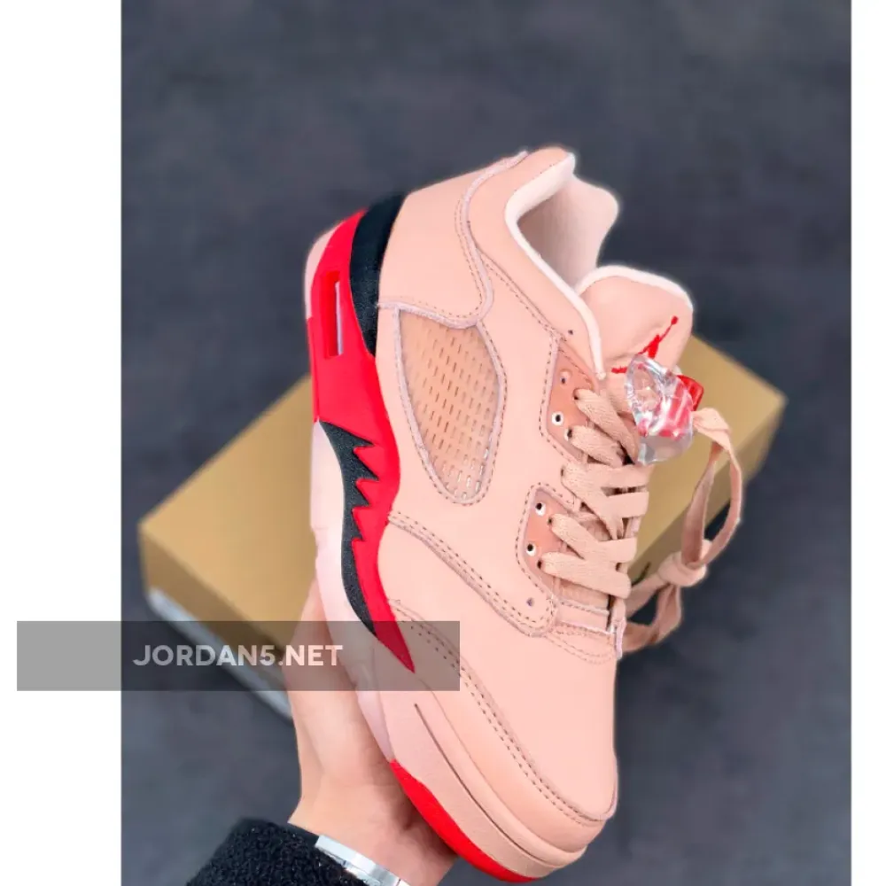Air Jordan 5 Low Arctic Orange/Siren Red-Black