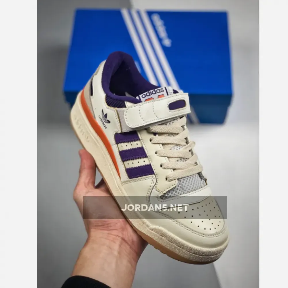 adidas Forum Low “Suns” White/Purple/Gold  GX9049