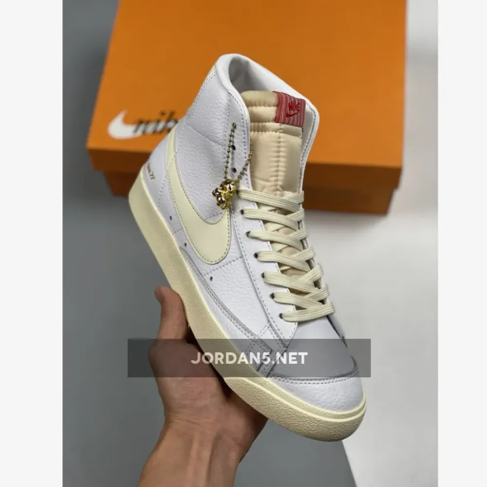 Nike Blazer Mid ’77 “Popcorn” White/Coconut Milk  CW6421-100