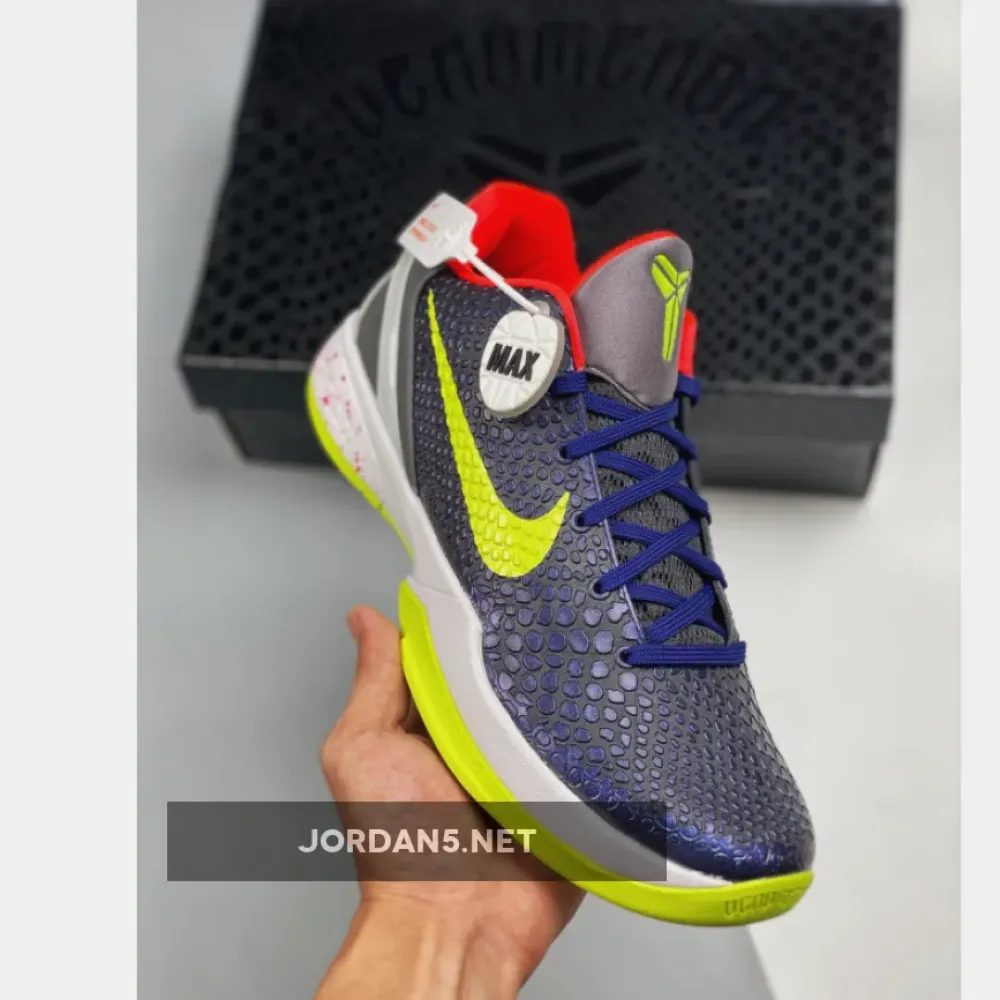 Nike Kobe 6 Protro “Chaos” Ink/Dark Grey-White-Volt CW2190-500