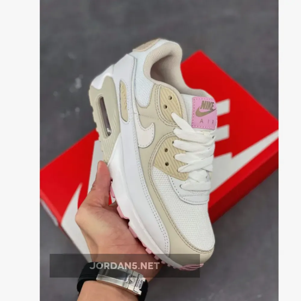 Nike Air Max 90 White/Metallic Red Bronze/Light Orewood Brown CT1873-100