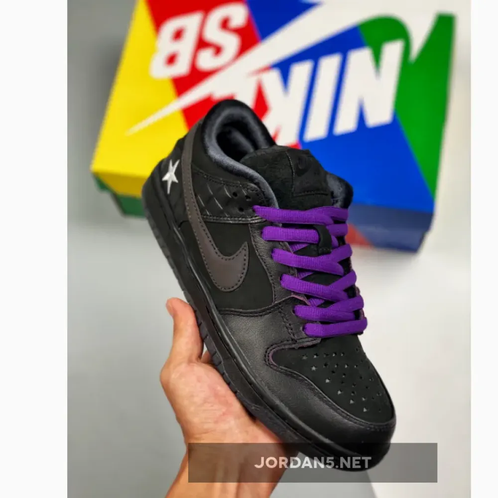 Familia x Nike SB Dunk Low ‘First Avenue’ Black/Voltage Purple-White DJ1159-001