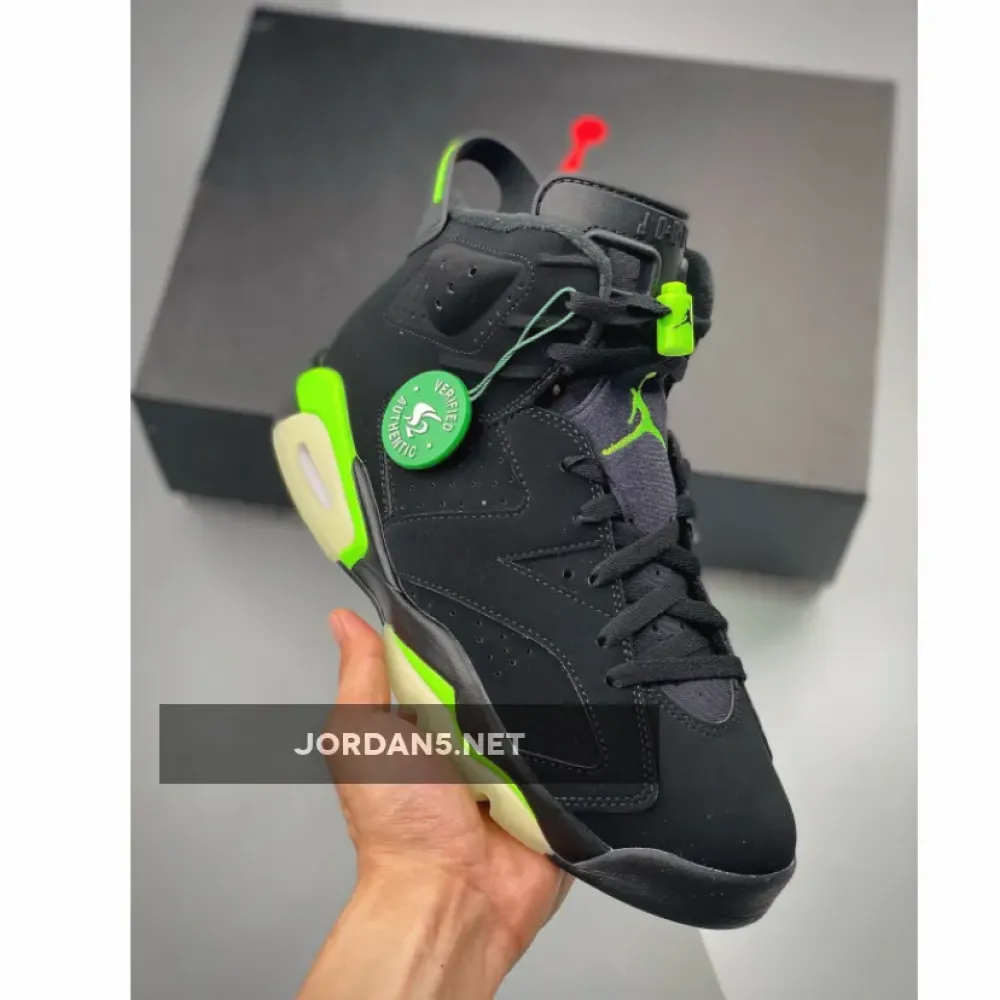 Air Jordan 6 Black/Electric Green  CT8529-003