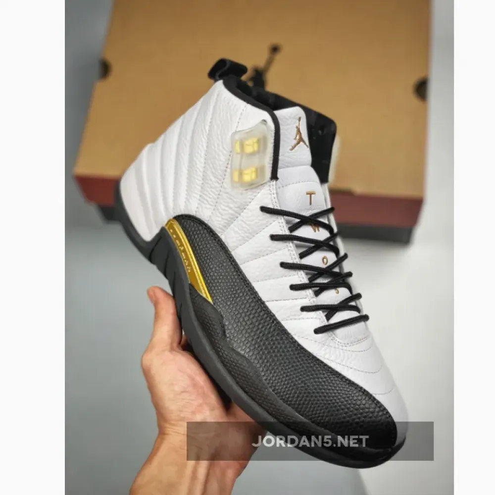 Air Jordan 12 ‘Royalty’ White/Black-Metallic Gold CT8013-170