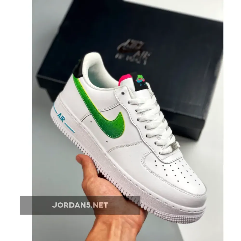 Nike Air Force 1 Low White Green Pink  DJ5148-100