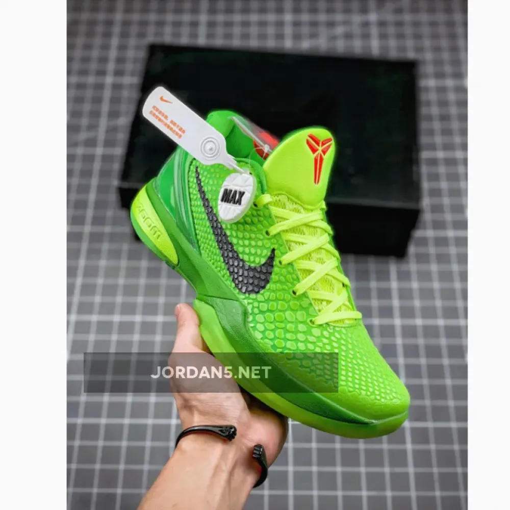 Nike Kobe 6 Protro “Grinch” Green Apple/Volt-Crimson-Black CW2190-300