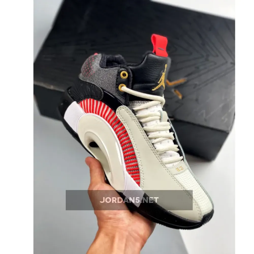 Titan x Air Jordan 35 Grey/Charcoal-Black  DD4701-001