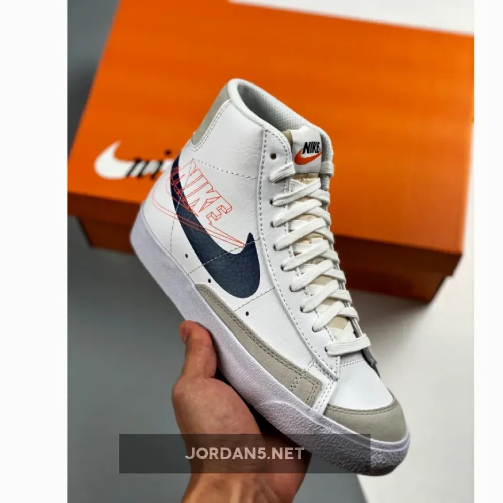 Nike Blazer Mid Reverse Logo White DA4651-100