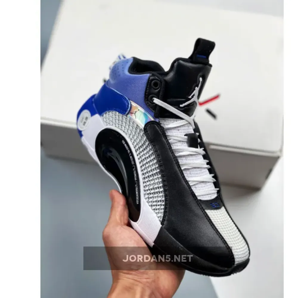 Fragment x Air Jordan 35 White/Black-Sport Blue DA2371-100