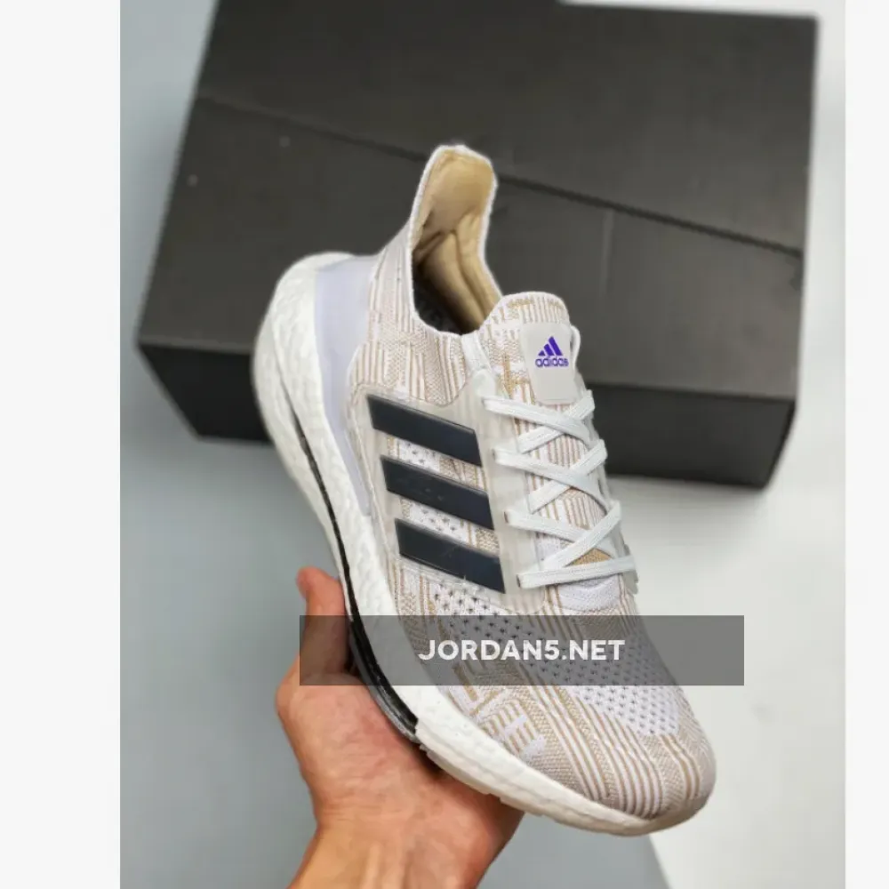 adidas Ultra Boost 2021 Primeblue Non Dyed/Black/Night Flash FY0838