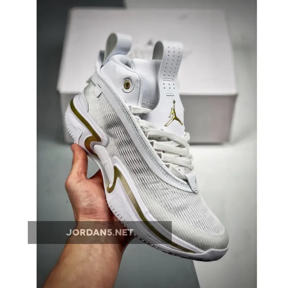 Air Jordan 36 “Glory” White/Black-Metallic Gold  DJ4482-100