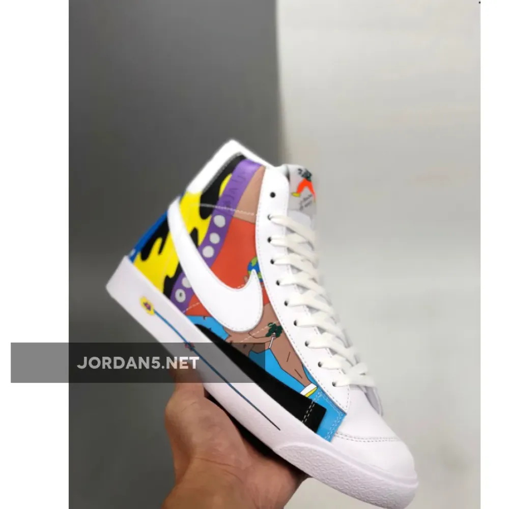 Ruohan Wang x Nike Blazer Mid ’77 Flyleather QS Multi-Color CZ3775-900