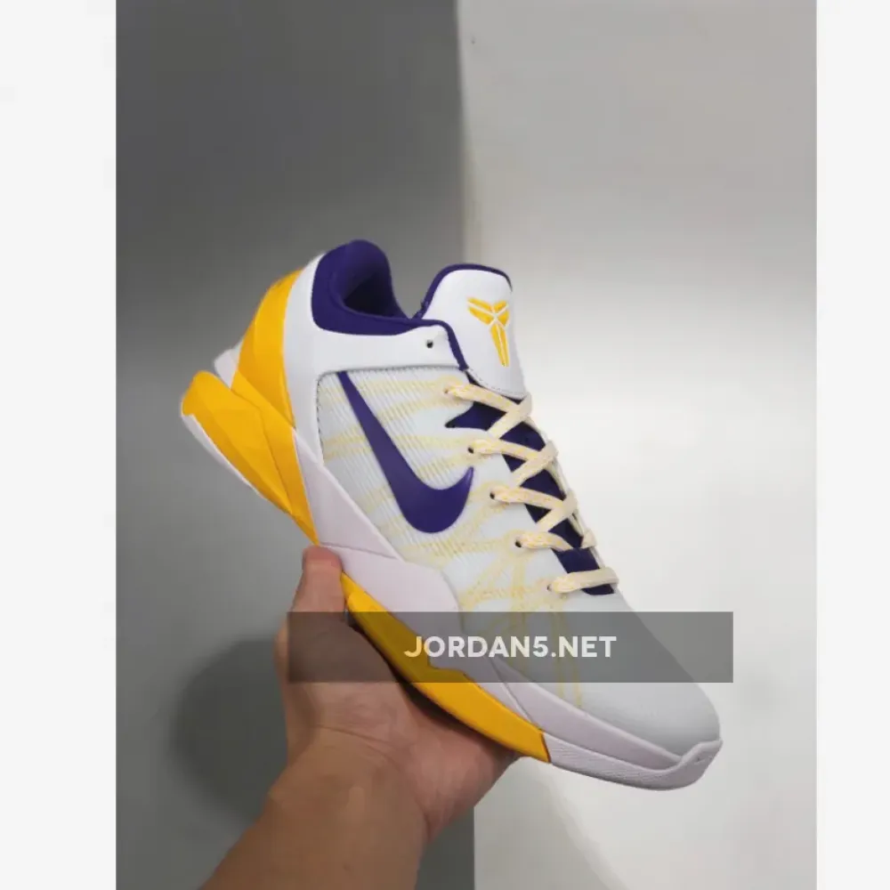 Nike Zoom Kobe 7 ‘Home’ White/Concord-Del Sol-Pure Platinum 488371-101