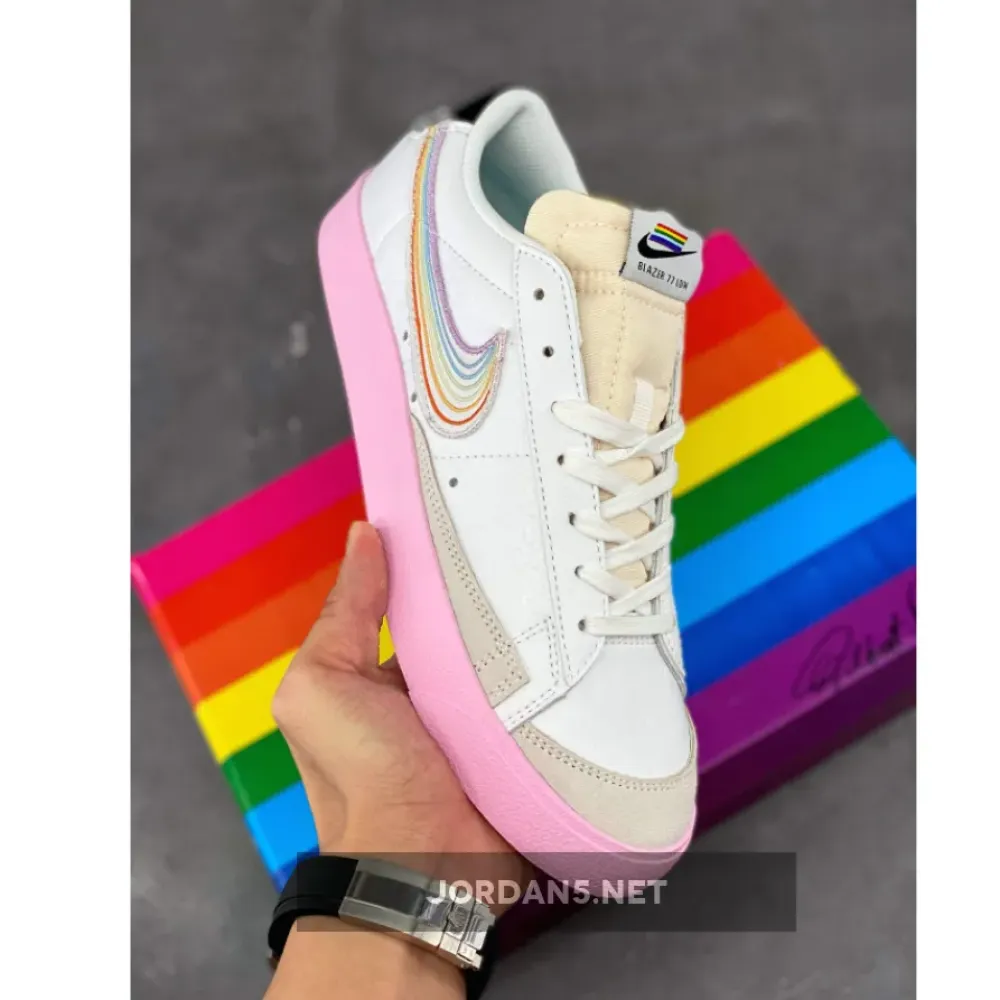 Nike Blazer Low ’77 “Be True” White  DD3034-100