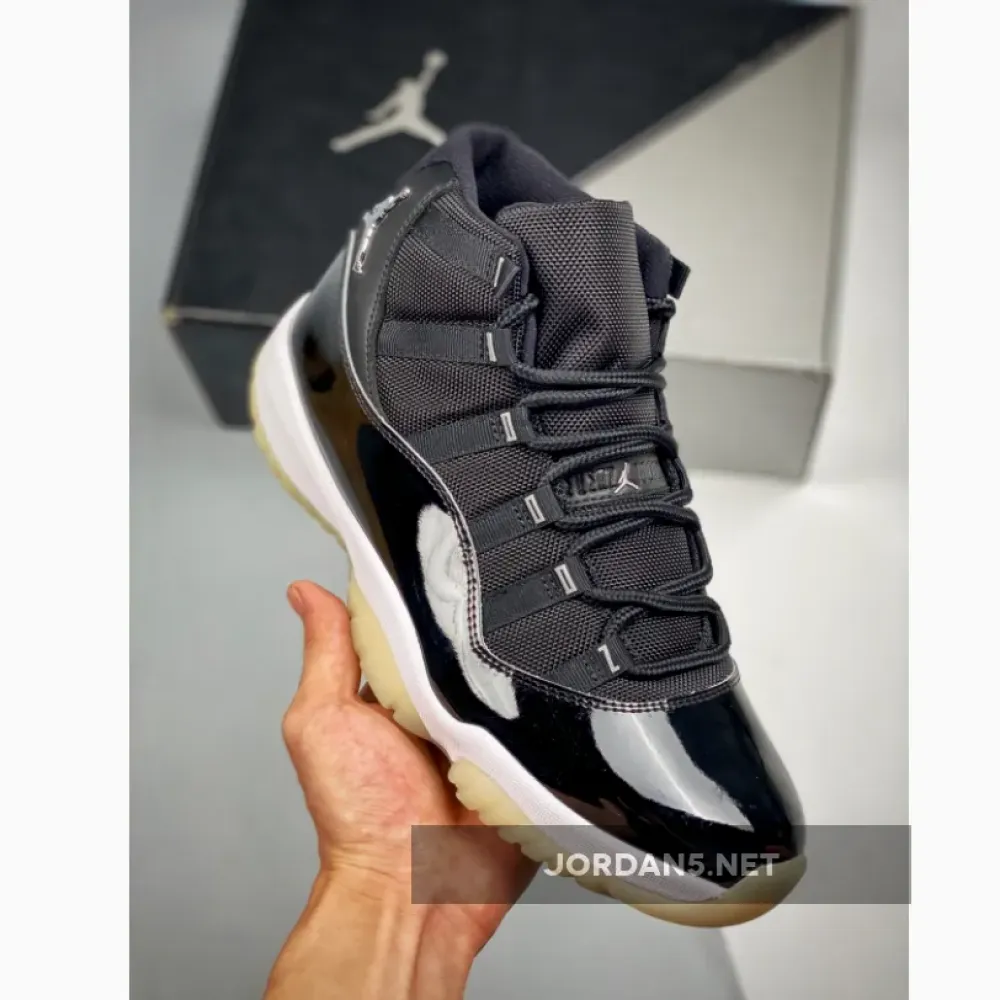 Air Jordan 11 “Jubilee 25th Anniversary” Black/Clear-White-Metallic Silver CT8012-011