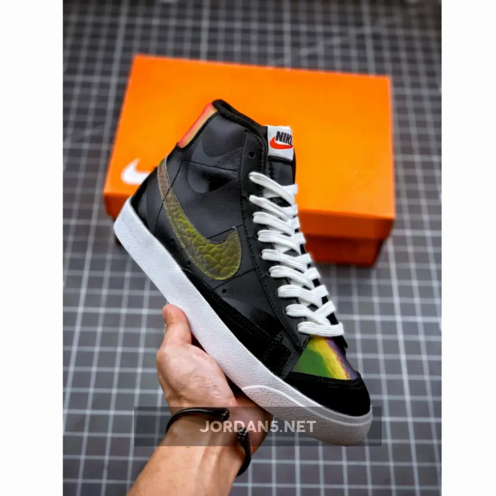 Nike Blazer Mid 77 Vintage Black Bright Cactus CZ8653-036