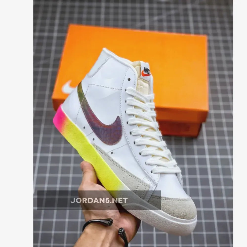 Nike Blazer Mid 77 Vintage White Bright Cactus CZ8653-136