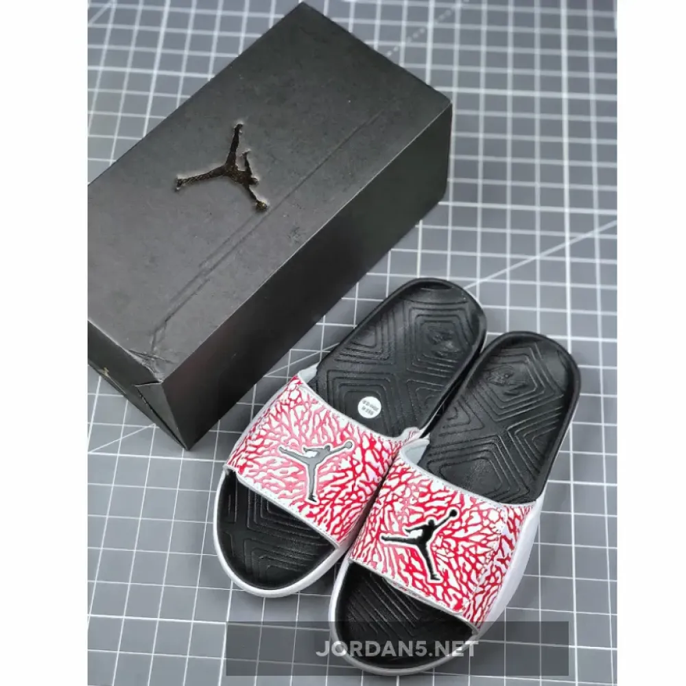 Air Jordan Hydro 7 V2 White/Black/Gym Red BQ6290-106