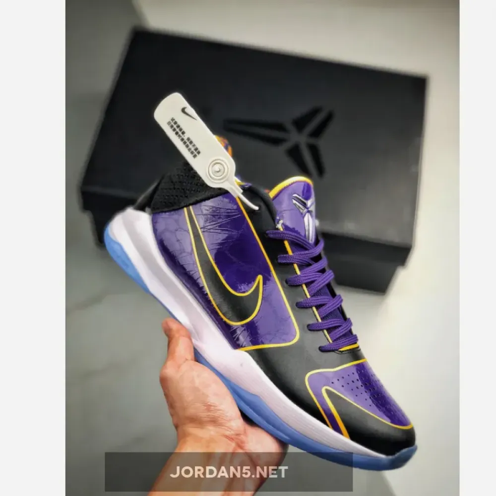 Nike Kobe 5 Protro ‘Lakers’ Court Purple/Black-University Gold CD4991-500