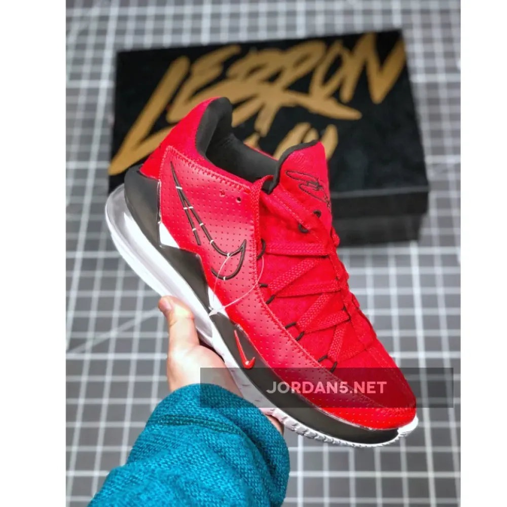 Nike LeBron 17 Low Red Black