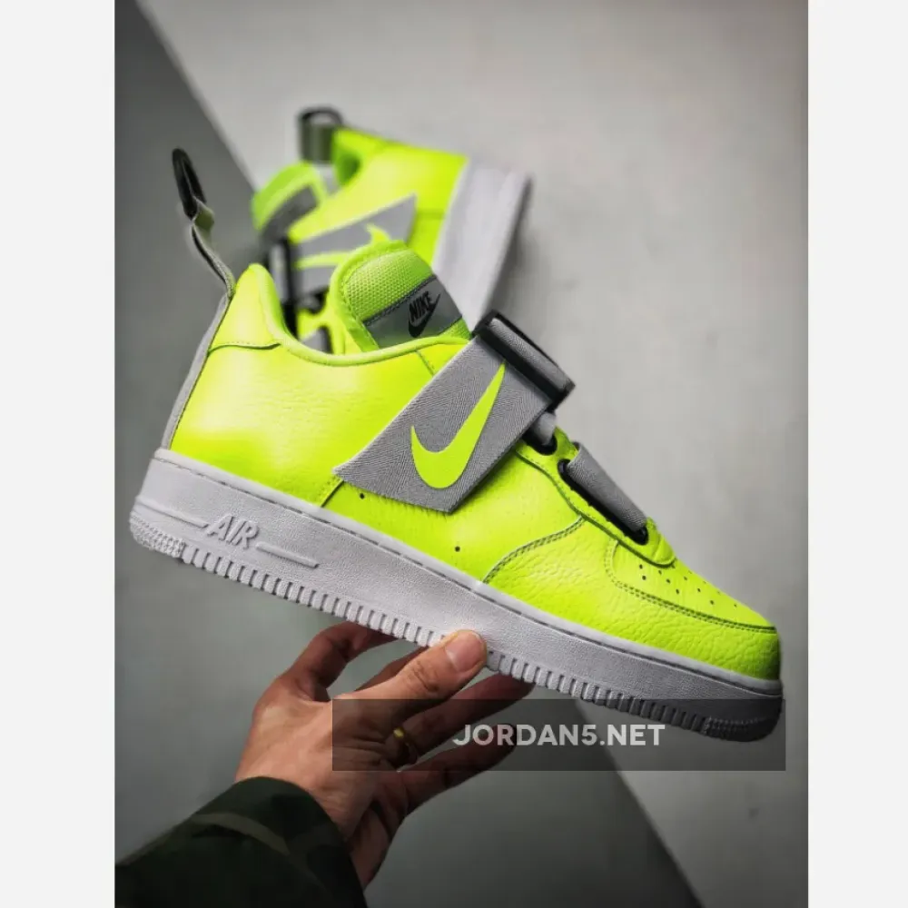 Nike Air Force 1 Utility Volt/Black-White  AO1531-700