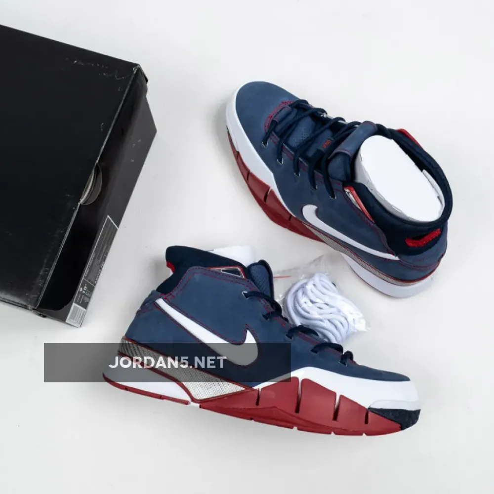 Nike Kobe 1 Protro “USA” Midnight Navy/White-Varsity Red AQ2728-400
