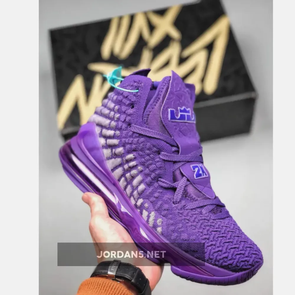 Nike LeBron 17 “Bron 2K” Purple BQ3177-500