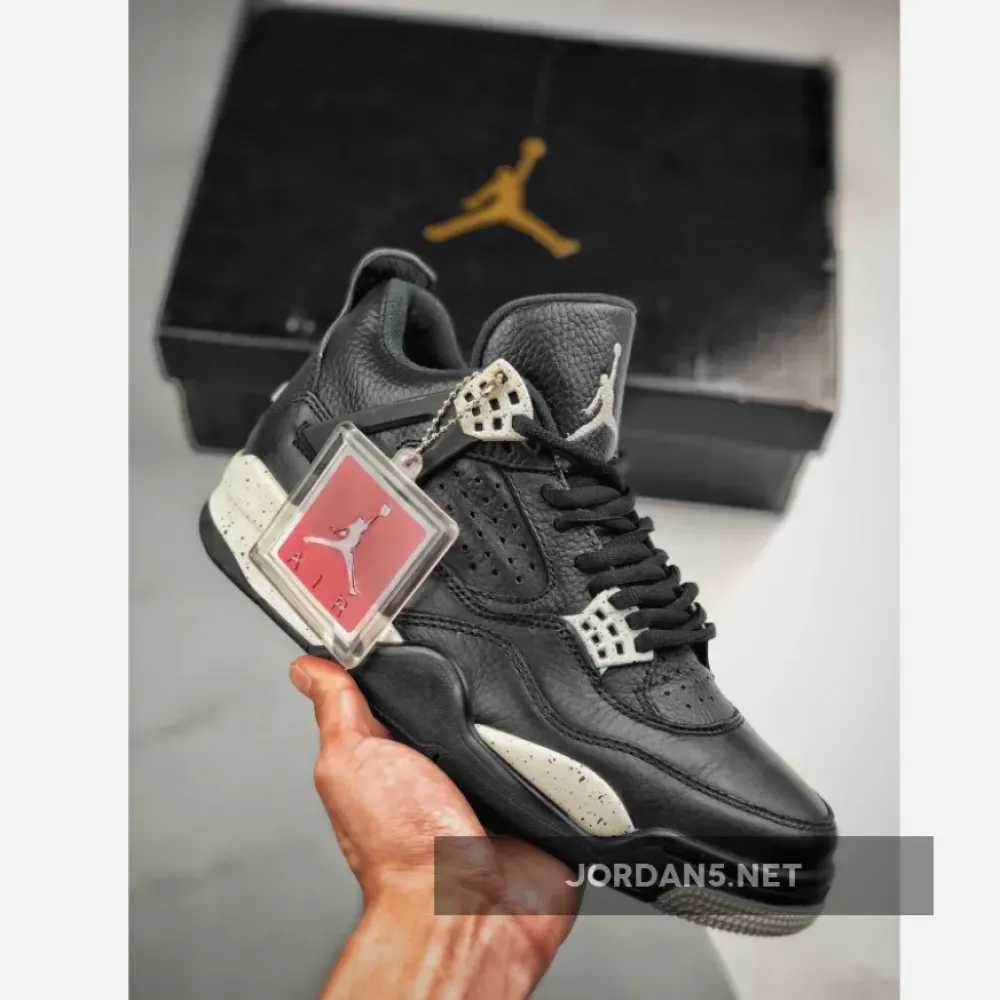 Air Jordan 4 ‘Oreo’ Black/Tech Grey-Black 314254-003