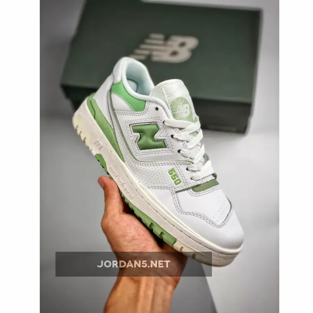 New Balance 550 White Mint Green BB550FS1