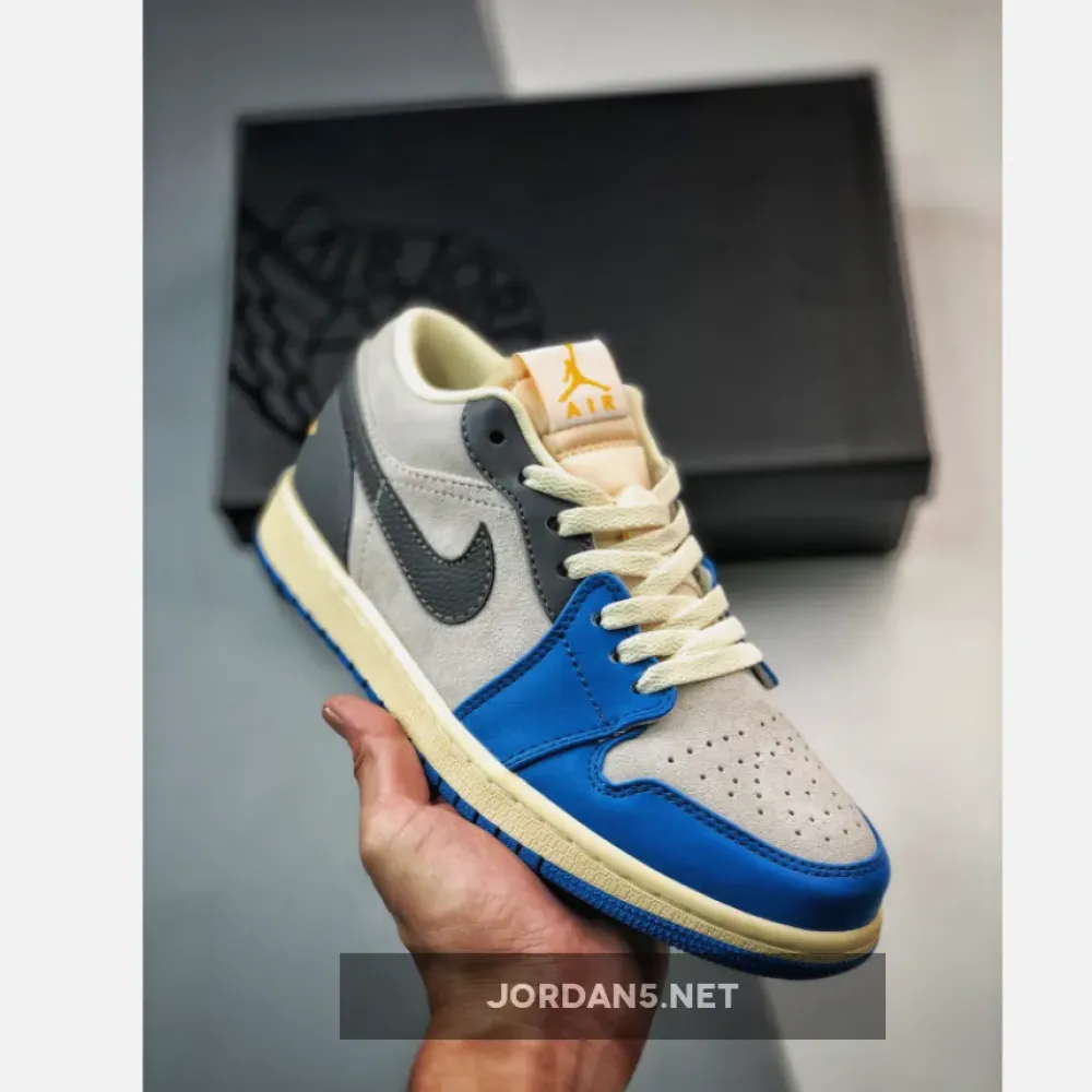 Air Jordan 1 Low “UNC Grey” White/University Blue-Grey-Sail DZ5376-469