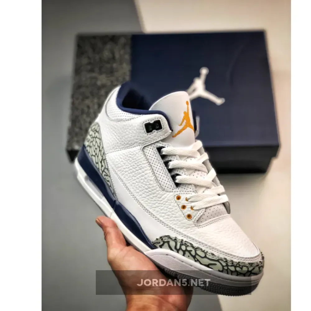 Air Jordan 3 “Wizards” PE White/Metallic Copper-True Blue-Cement Grey CT8532-148
