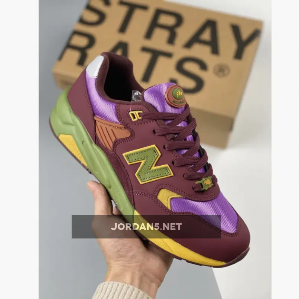 Stray Rats x New Balance 580 Burgundy/Mystic Purple MT580SR2
