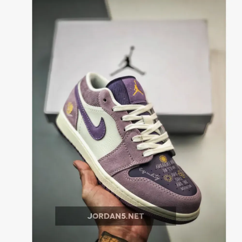 Air Jordan 1 Low Unity Purple Smoke/Sail  DR8057-500