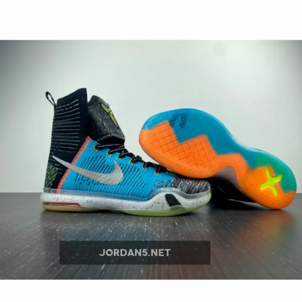 Nike Kobe 10 Elite High What The Multi-Color/Reflective Silver  815810-900