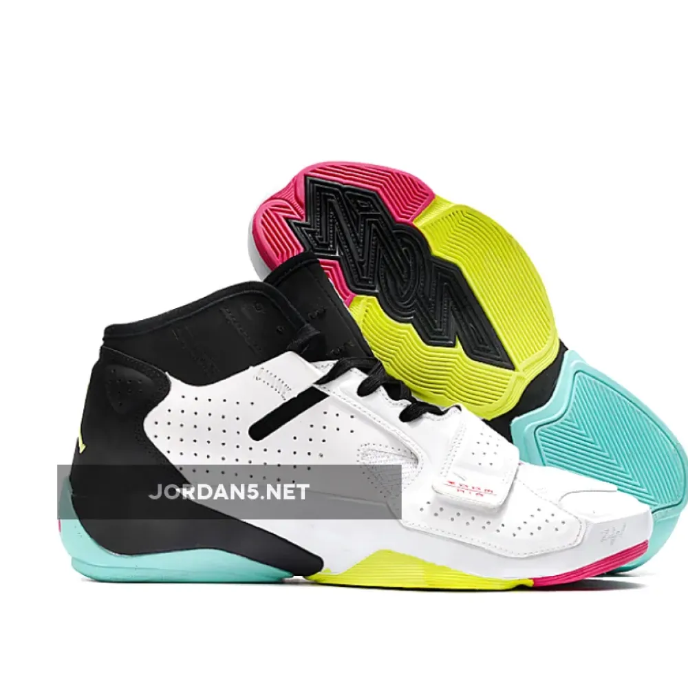 Jordan Zion 2 White Volt Dynamic Turquoise  DO9161-107