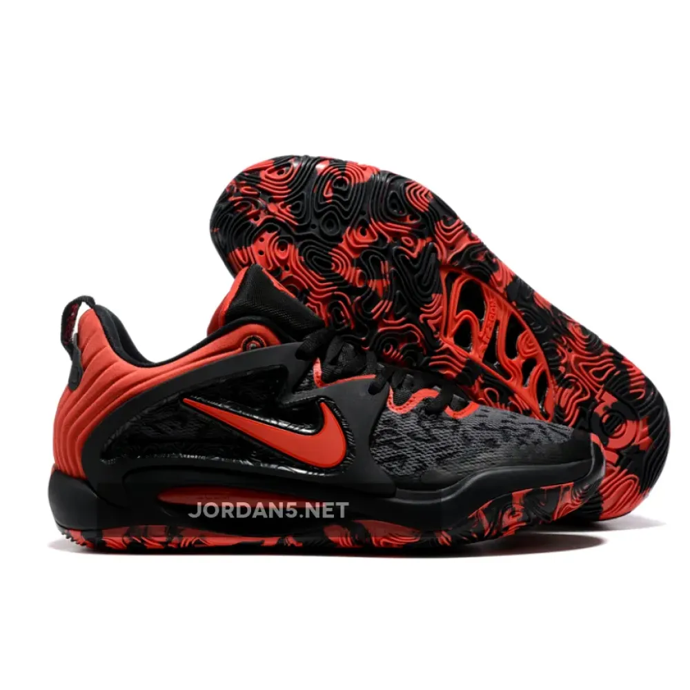Nike KD 15 Black/University Red/Light Crimson  DC1975-003