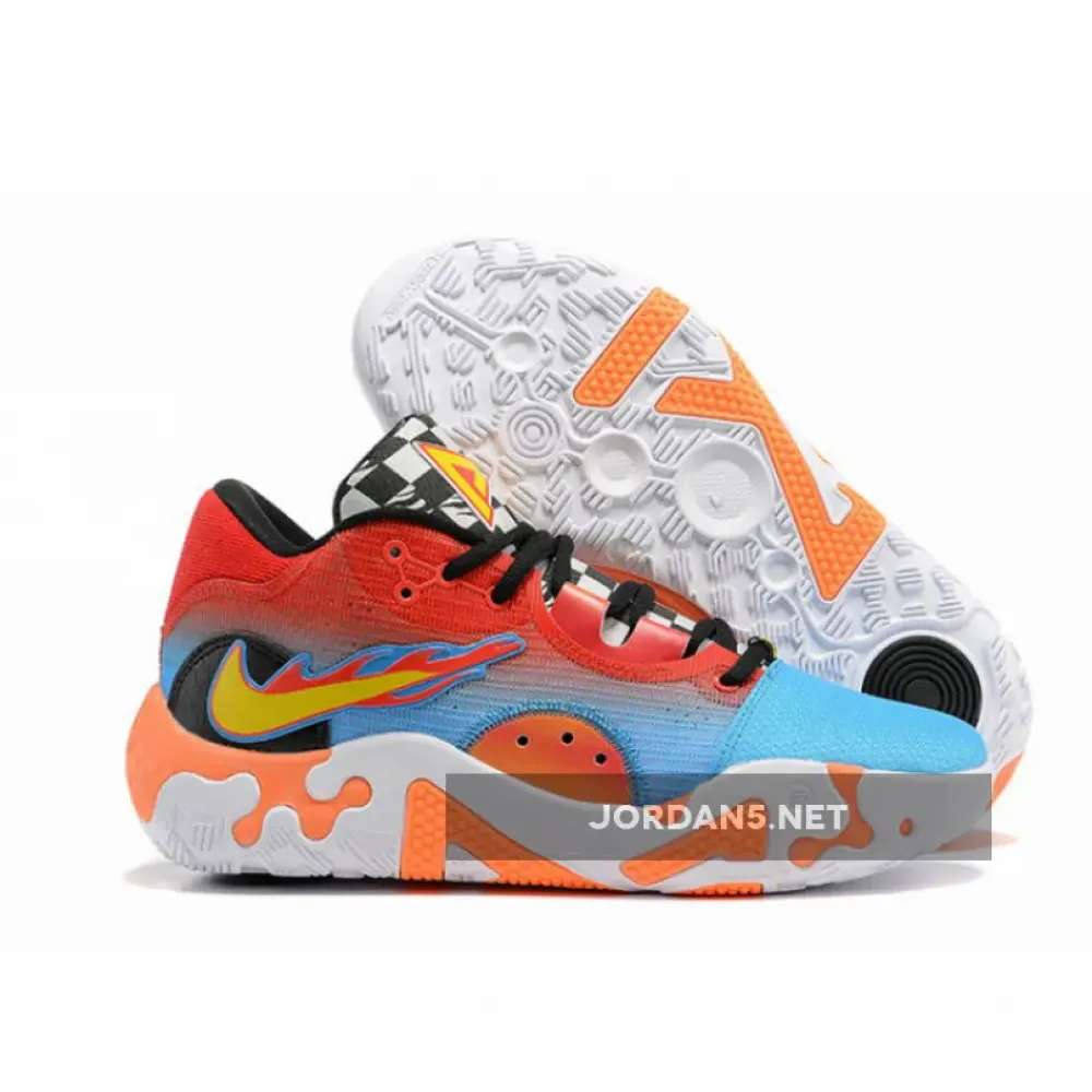 Hot Wheels X Nike PG 6 Blue/Red-Orange  DH8446-400