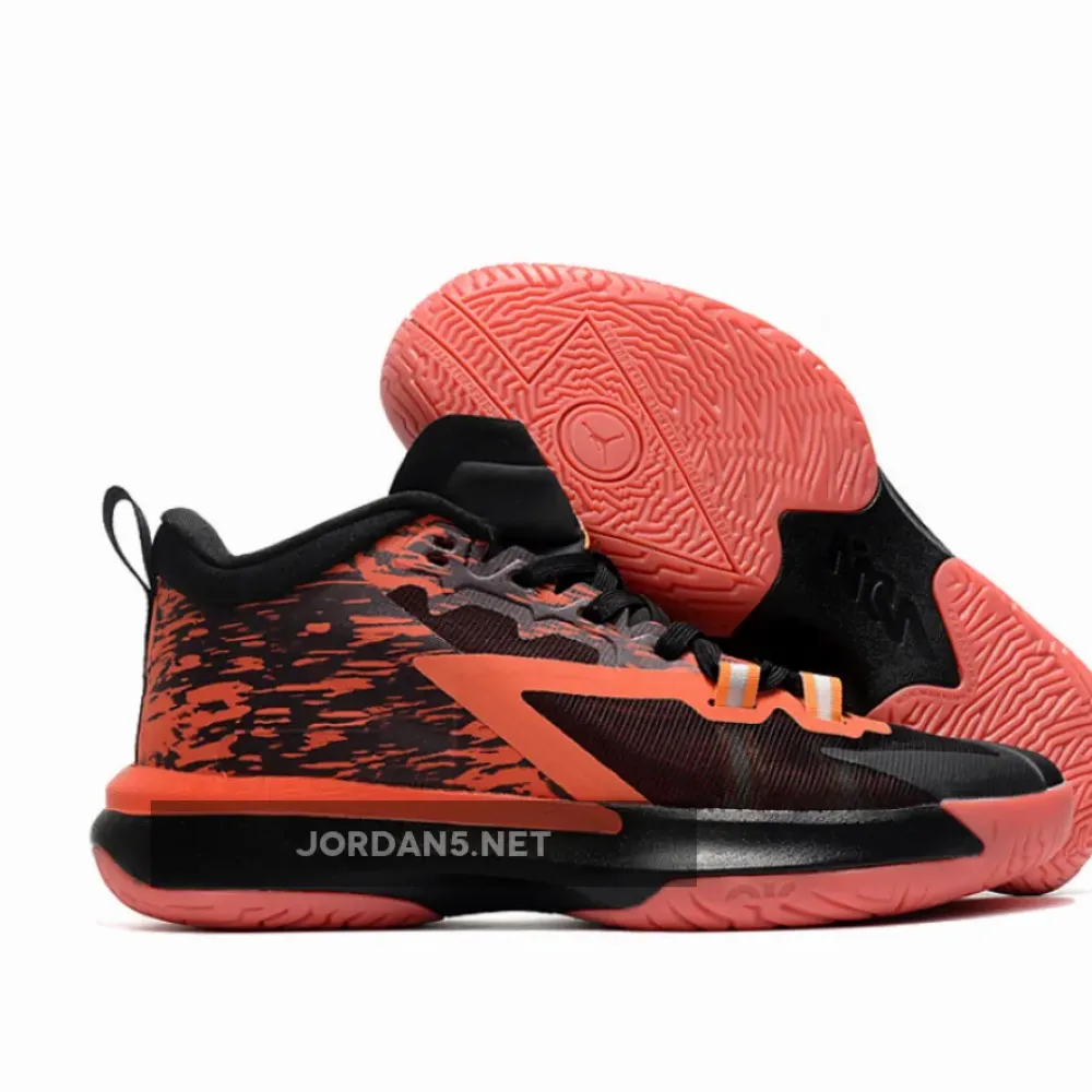 Naruto x Jordan Zion 1 “Nine Tails” Black/Alpha Orange-Chile Red  DQ4706-086