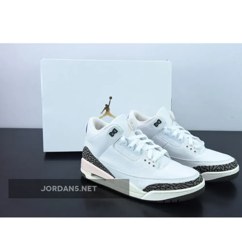Air Jordan 3 “Neapolitan” White/Dark Mocha-Atmosphere-Sail CK9246-102