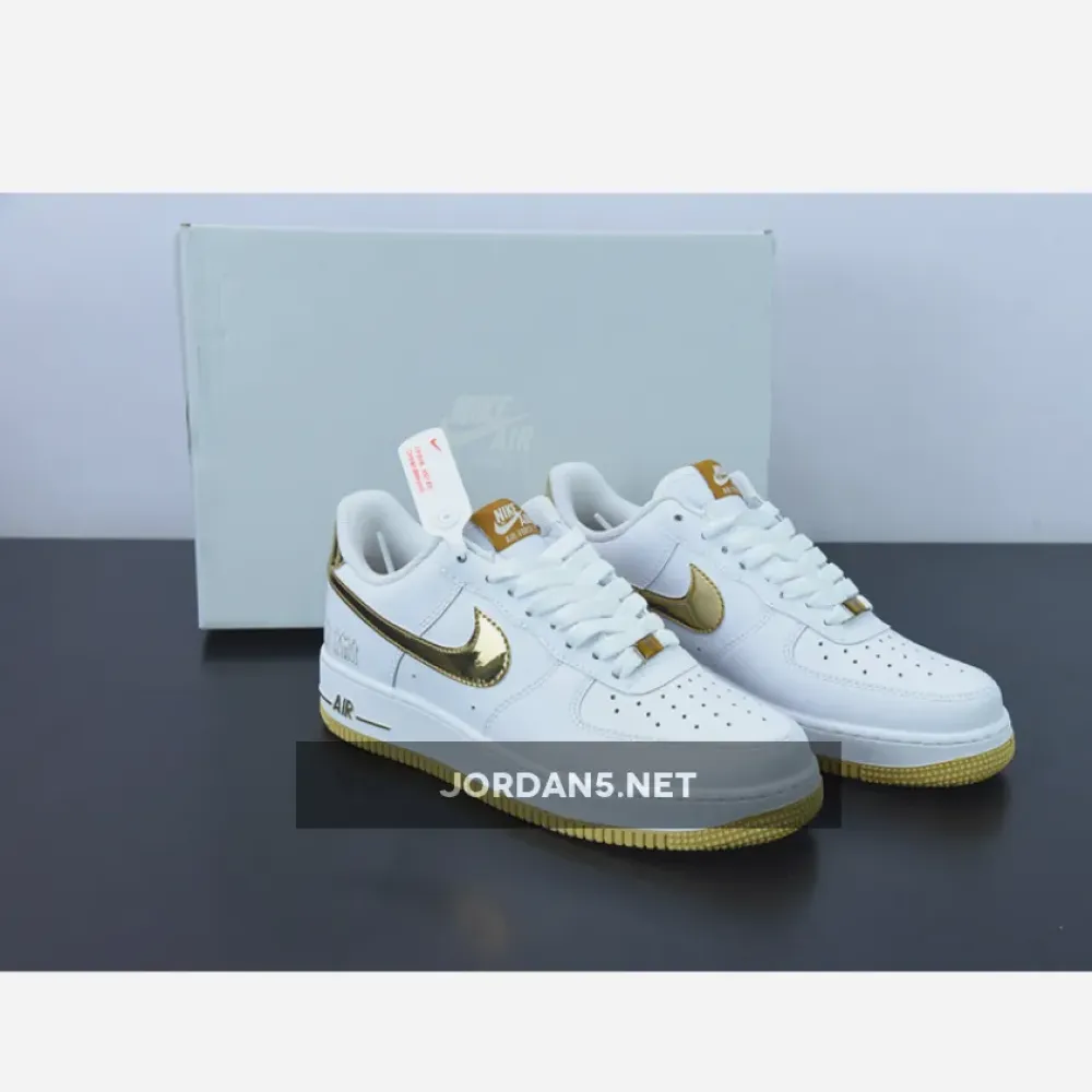 Nike Air Force 1 Low Players White Metallic Gold 315092-171