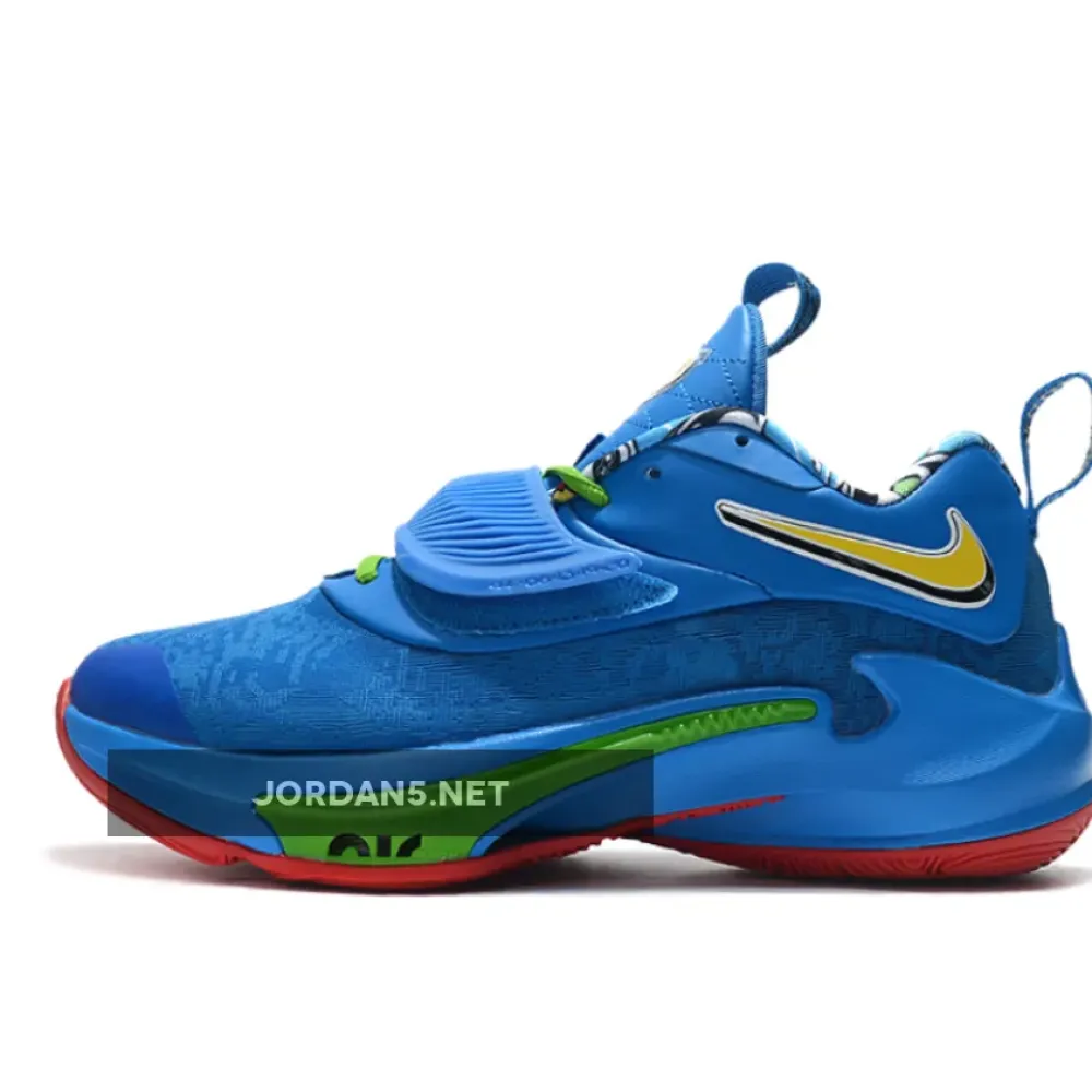 UNO X Nike Zoom Freak 3 Photo Blue/Black-White-University Red  DC9364-400